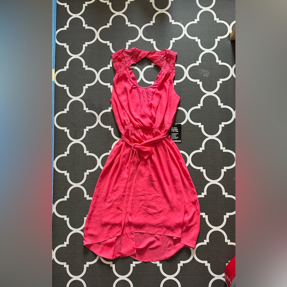 Express hi low hem dress